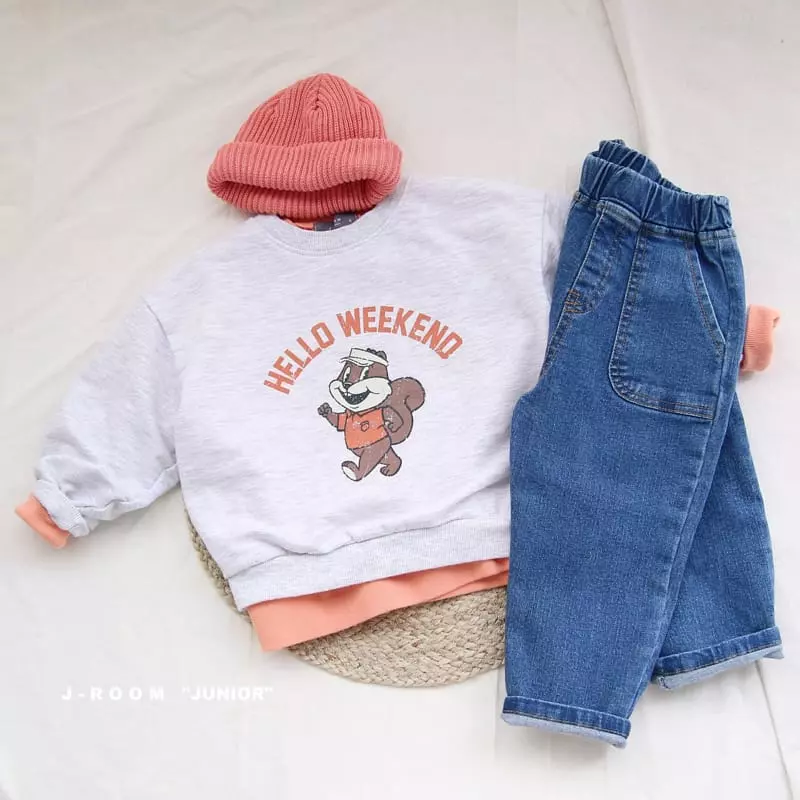 J-Room - Korean Children Fashion - #fashionkids - Squirrel Daily Sweatshirt - 5