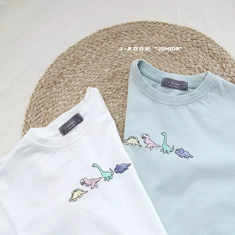 J-Room - Korean Children Fashion - #kidsshorts - Dino Tee - 10