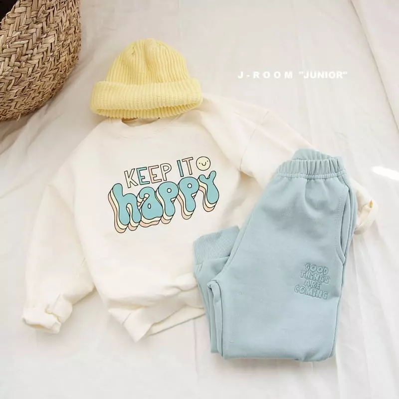 J-Room - Korean Children Fashion - #kidsshorts - Happy Daily Sweatshirt - 8