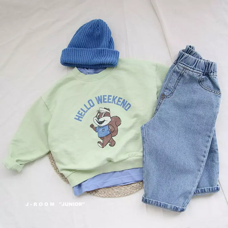 J-Room - Korean Children Fashion - #kidsshorts - Squirrel Daily Sweatshirt - 6
