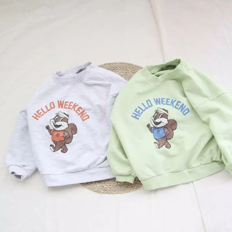 J-Room - Korean Children Fashion - #kidzfashiontrend - Squirrel Daily Sweatshirt - 8