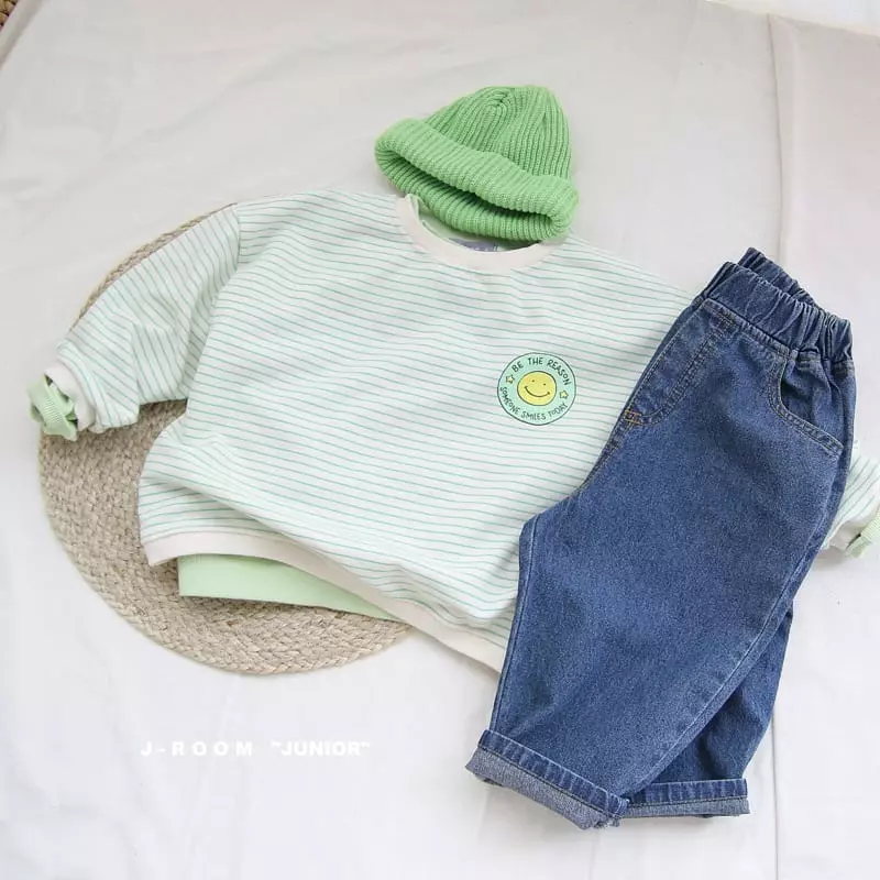 J-Room - Korean Children Fashion - #magicofchildhood - Circle Daily Stripes Sweatshirt - 2