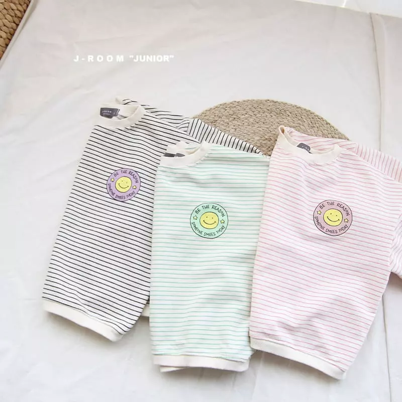 J-Room - Korean Children Fashion - #stylishchildhood - Circle Daily Stripes Sweatshirt - 7