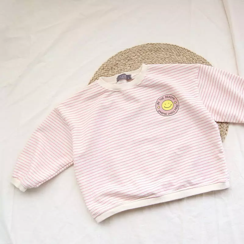 J-Room - Korean Children Fashion - #todddlerfashion - Circle Daily Stripes Sweatshirt - 5