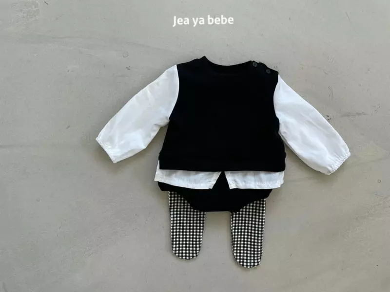Jeaya & Mymi - Korean Baby Fashion - #babyclothing - Couple Bodysuit - 11
