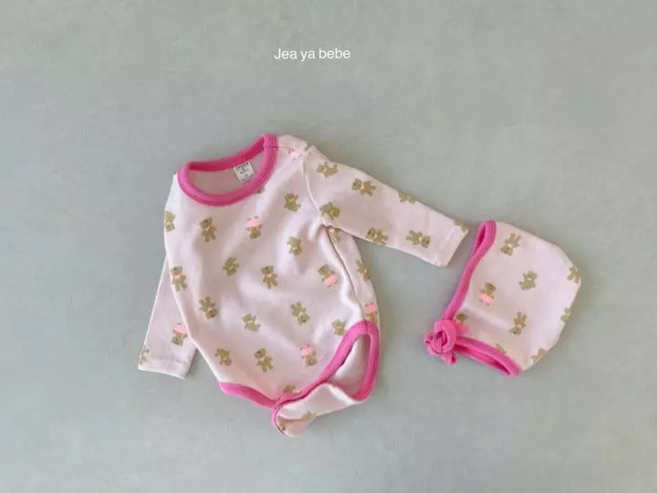 Jeaya & Mymi - Korean Baby Fashion - #babylifestyle - Mini Bear Bodysuit - 2