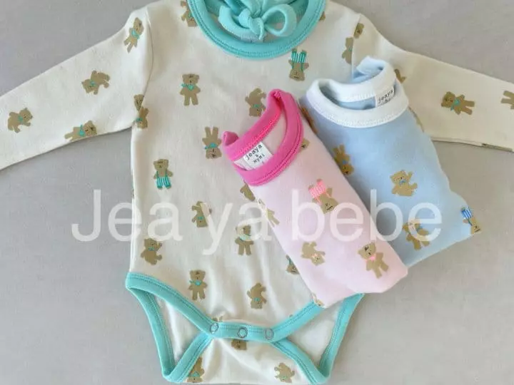 Jeaya & Mymi - Korean Baby Fashion - #babyoninstagram - Mini Bear Bodysuit - 4
