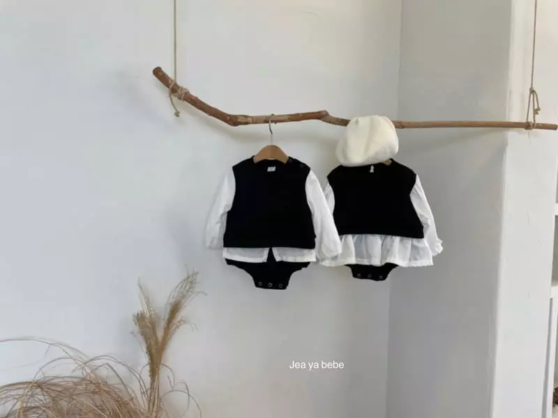 Jeaya & Mymi - Korean Baby Fashion - #babyoutfit - Couple Bodysuit - 3