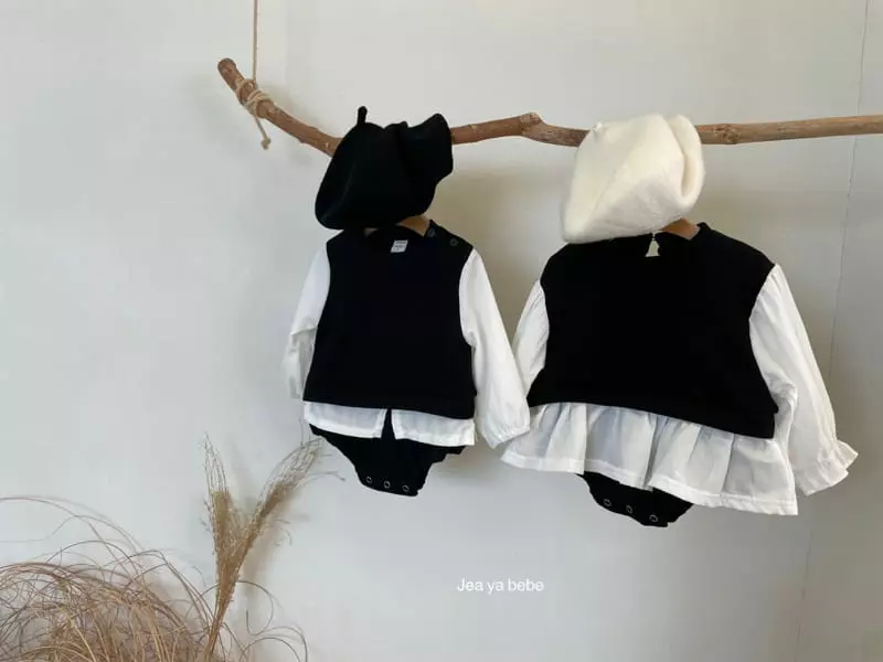 Jeaya & Mymi - Korean Baby Fashion - #babyoutfit - Couple Bodysuit - 4