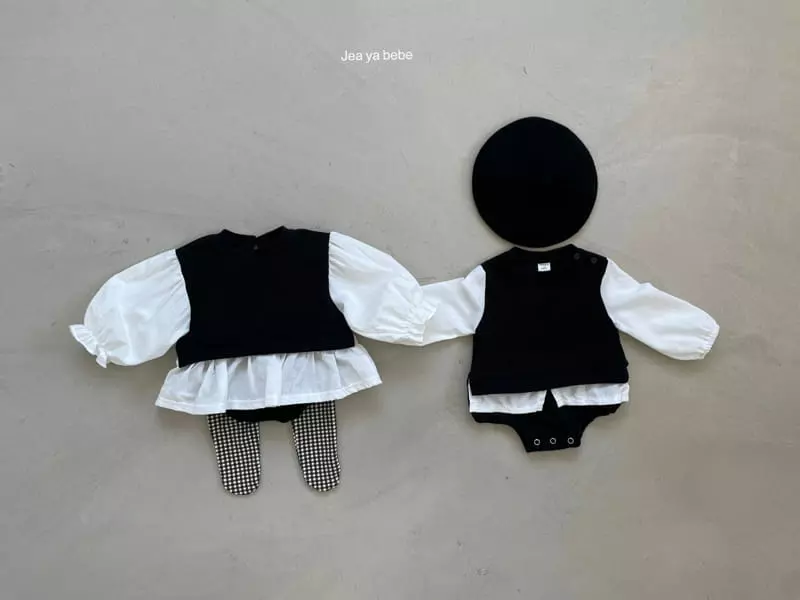 Jeaya & Mymi - Korean Baby Fashion - #babywear - Couple Bodysuit - 5
