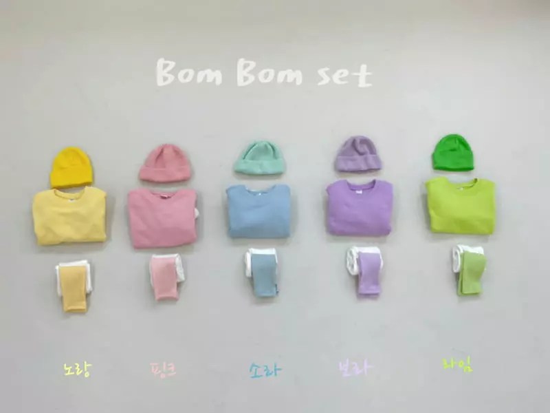 Jeaya & Mymi - Korean Children Fashion - #magicofchildhood - Bom Bom Top Bottom Set - 5