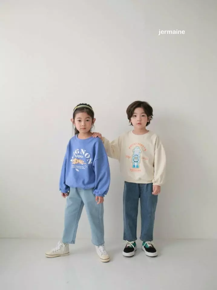 Jermaine - Korean Children Fashion - #kidzfashiontrend - Retro Robbot Tee - 4