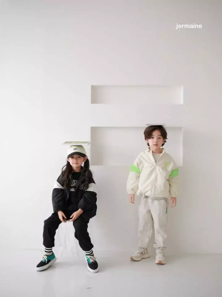 Jermaine - Korean Children Fashion - #childofig - R Route Color Windbreaker Jacket - 4
