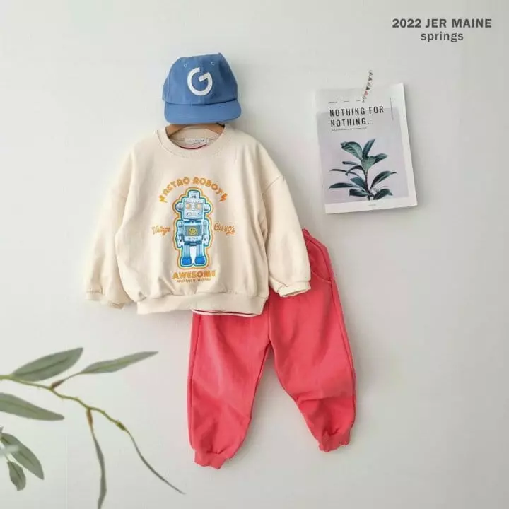 Jermaine - Korean Children Fashion - #childofig - Retro Robbot Tee - 12