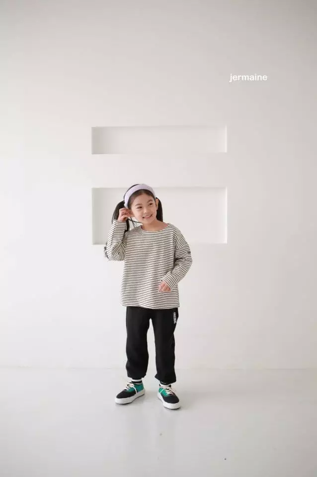 Jermaine - Korean Children Fashion - #designkidswear - 5 Colock Stripes Tee - 2
