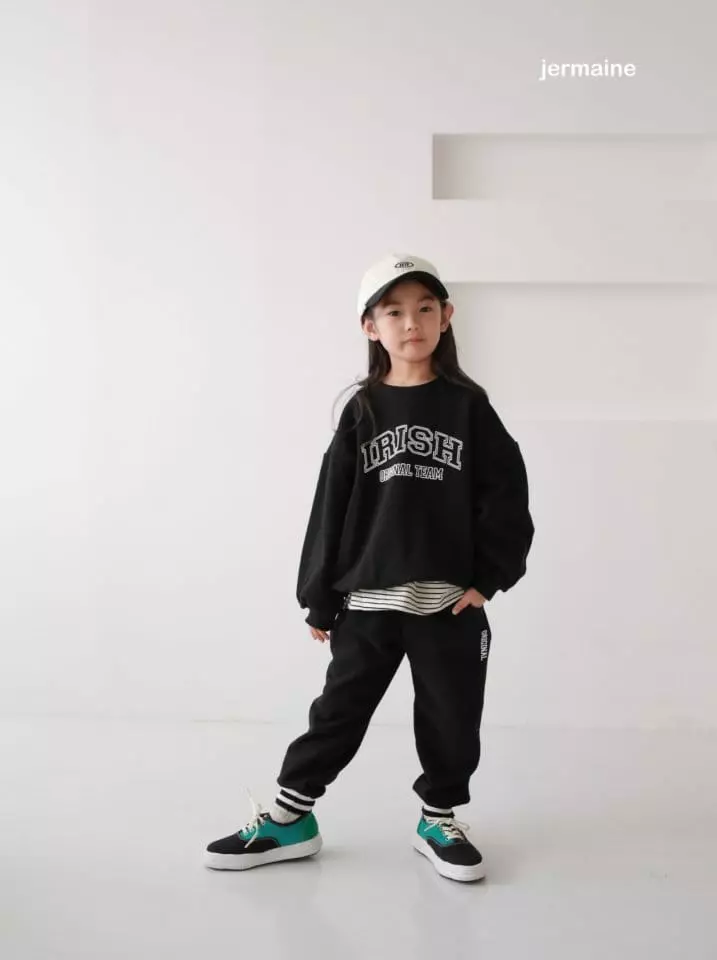 Jermaine - Korean Children Fashion - #kidsshorts - Irish Top Bottom Set - 11