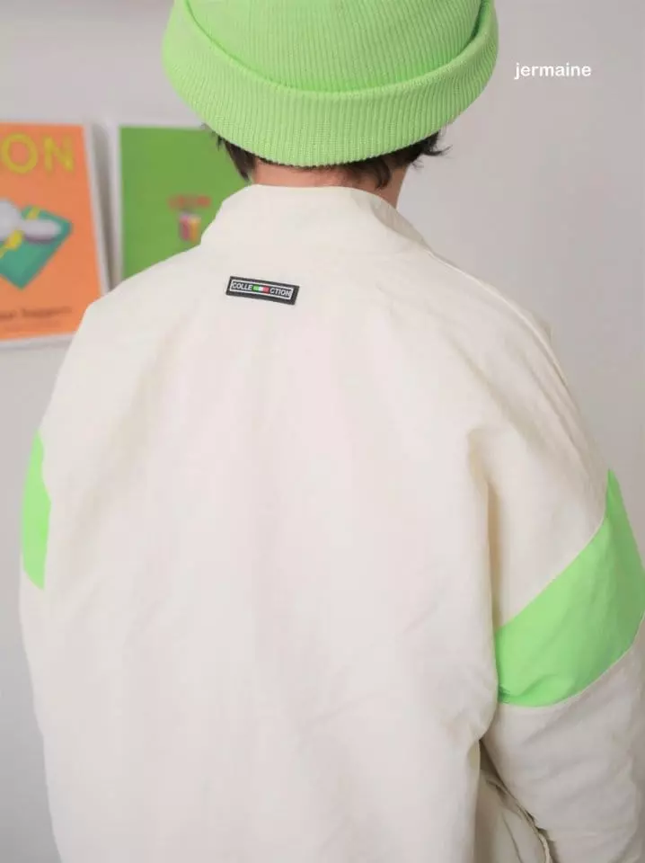 Jermaine - Korean Children Fashion - #kidsstore - R Route Color Windbreaker Jacket - 10