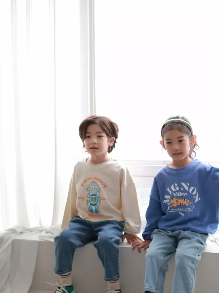 Jermaine - Korean Children Fashion - #kidsstore - Retro Robbot Tee - 2