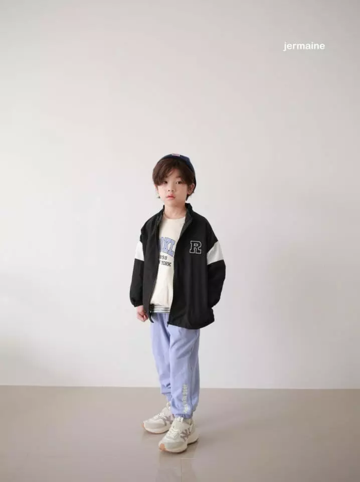 Jermaine - Korean Children Fashion - #kidzfashiontrend - R Route Color Windbreaker Jacket - 11