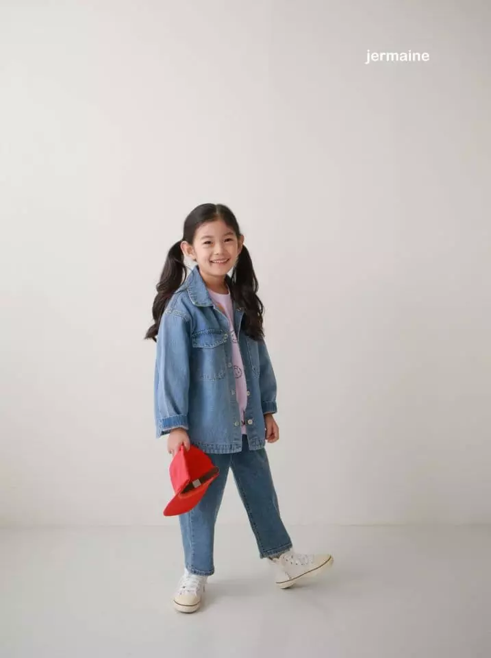 Jermaine - Korean Children Fashion - #kidzfashiontrend - Trend Denim Jacket - 10