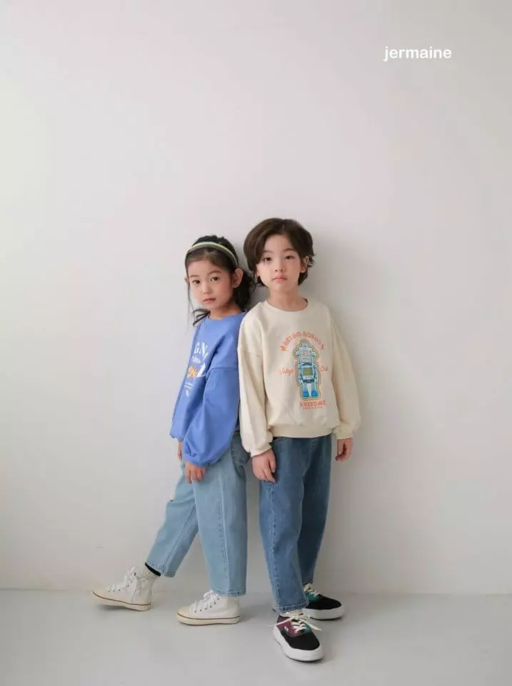 Jermaine - Korean Children Fashion - #kidzfashiontrend - Retro Robbot Tee - 3