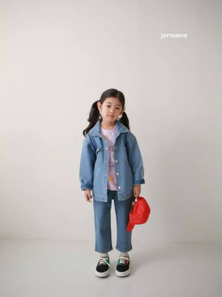 Jermaine - Korean Children Fashion - #littlefashionista - Trend Denim Jacket - 12