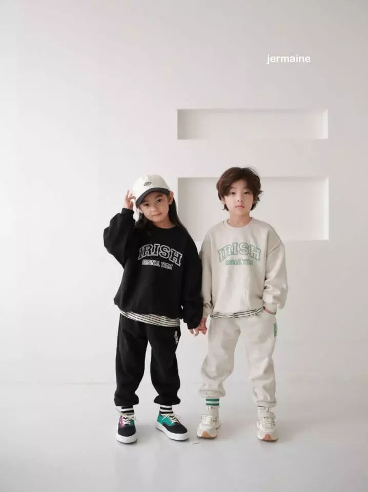 Jermaine - Korean Children Fashion - #minifashionista - Irish Top Bottom Set