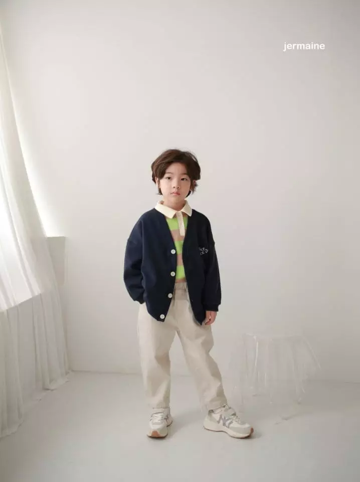 Jermaine - Korean Children Fashion - #prettylittlegirls - Y2k Stripes Collar Tee - 10