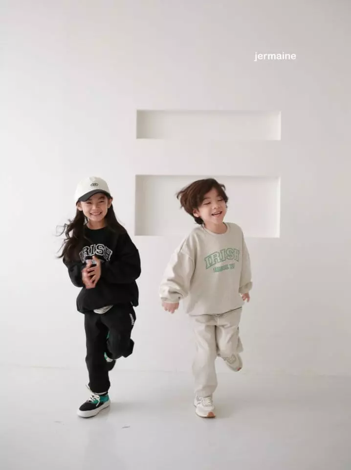 Jermaine - Korean Children Fashion - #prettylittlegirls - Irish Top Bottom Set - 2