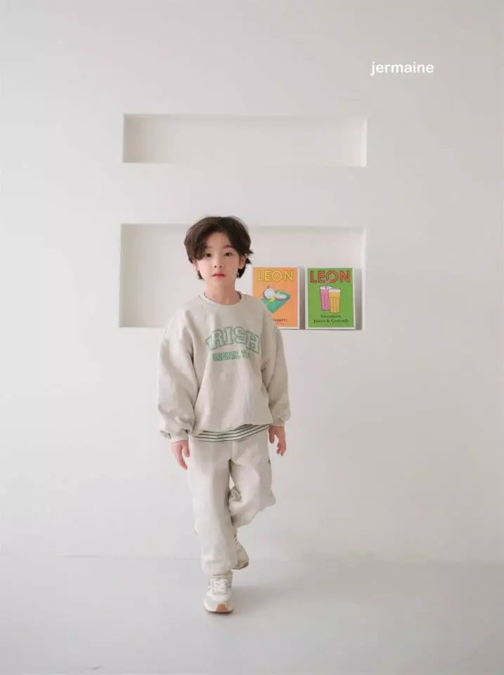 Jermaine - Korean Children Fashion - #stylishchildhood - Irish Top Bottom Set - 5