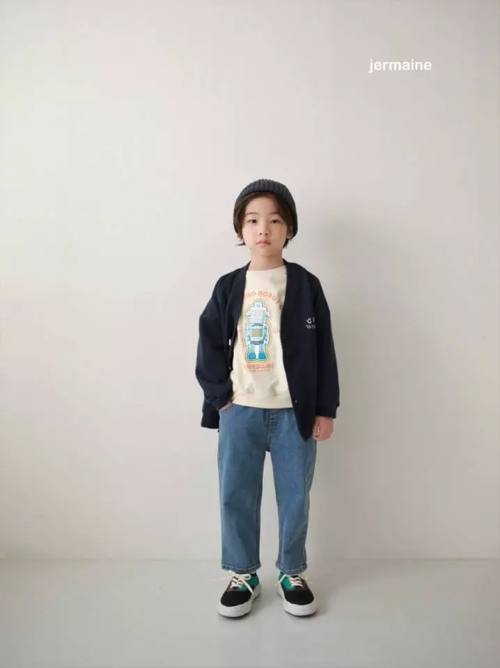 Jermaine - Korean Children Fashion - #todddlerfashion - Retro Robbot Tee - 9
