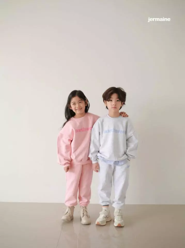 Jermaine - Korean Children Fashion - #todddlerfashion - Northwest Top Bottom Set - 2