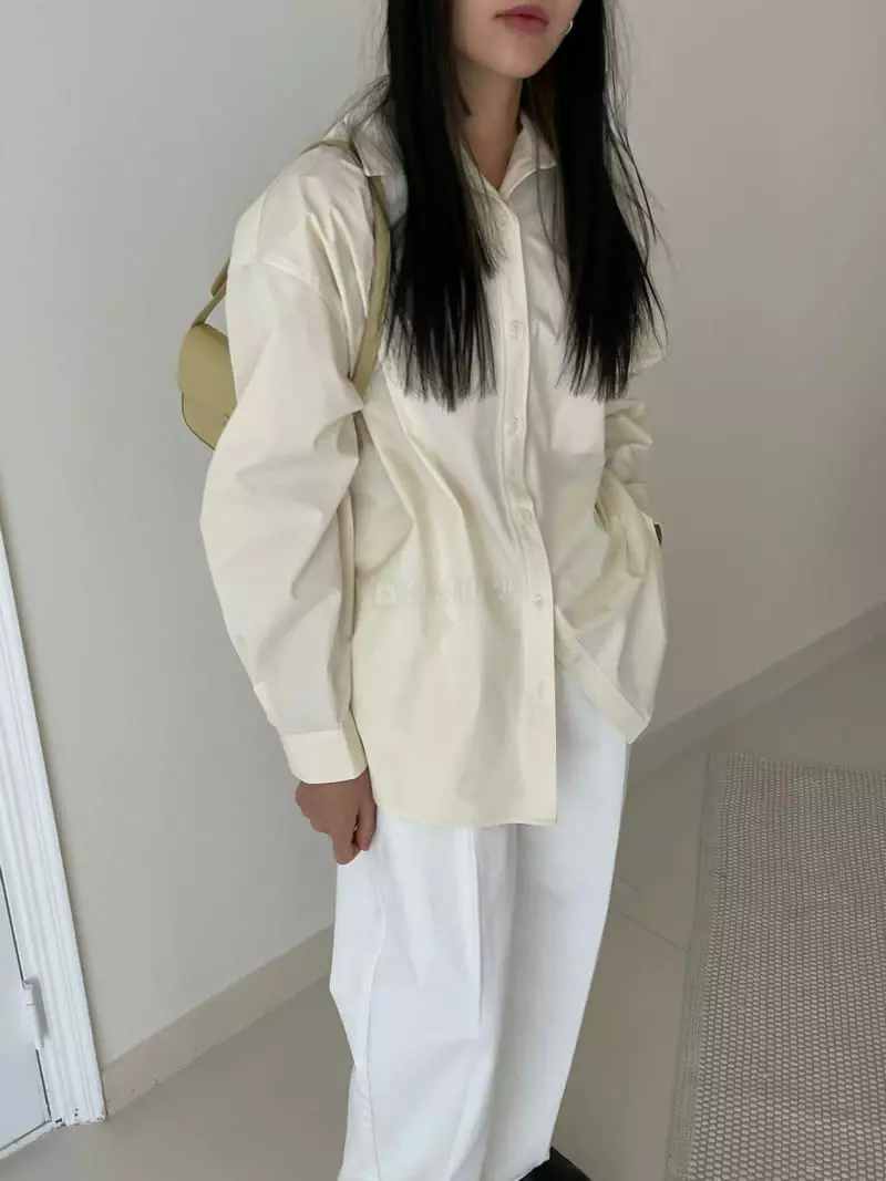 Kare - Korean Women Fashion - #momslook - Boxy Open Shirt