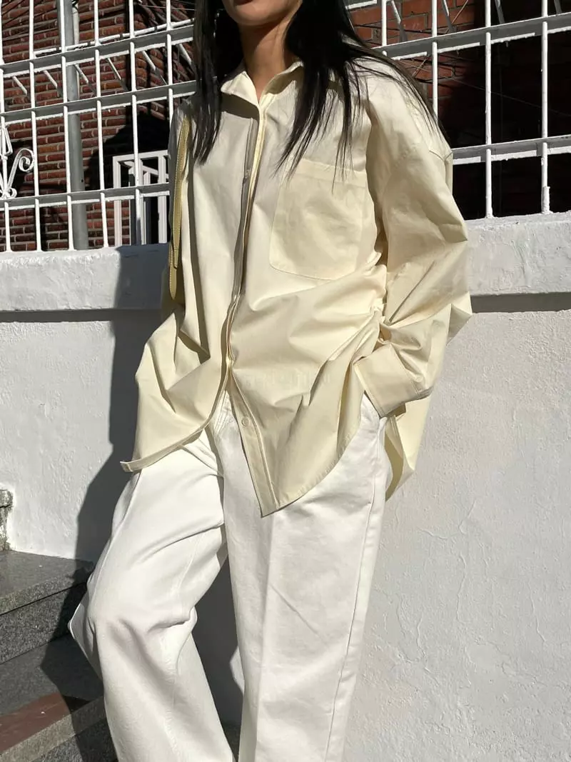 Kare - Korean Women Fashion - #momslook - Boxy Open Shirt - 2