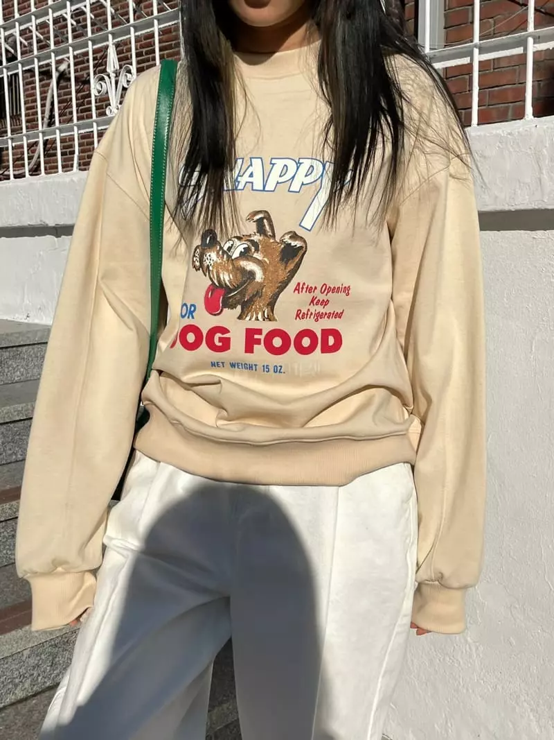Kare - Korean Women Fashion - #pursuepretty - Snappy Sweatshirt - 2