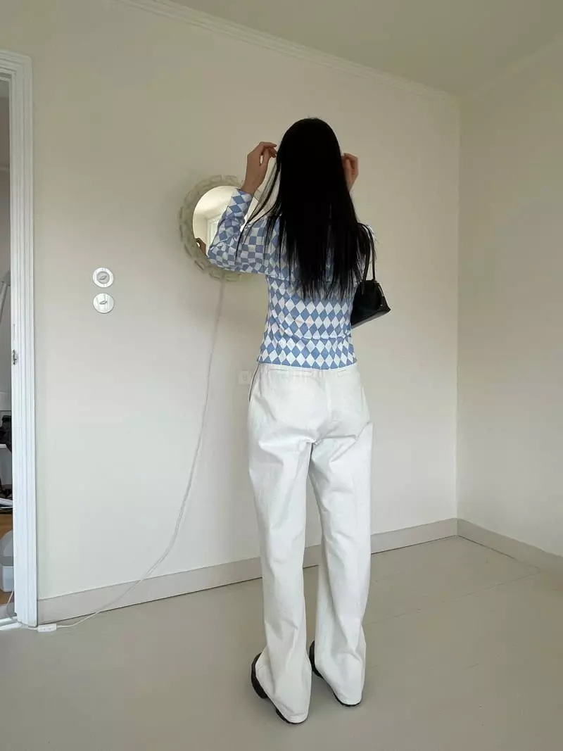 Kare - Korean Women Fashion - #vintageinspired - Diamond Shirt - 3