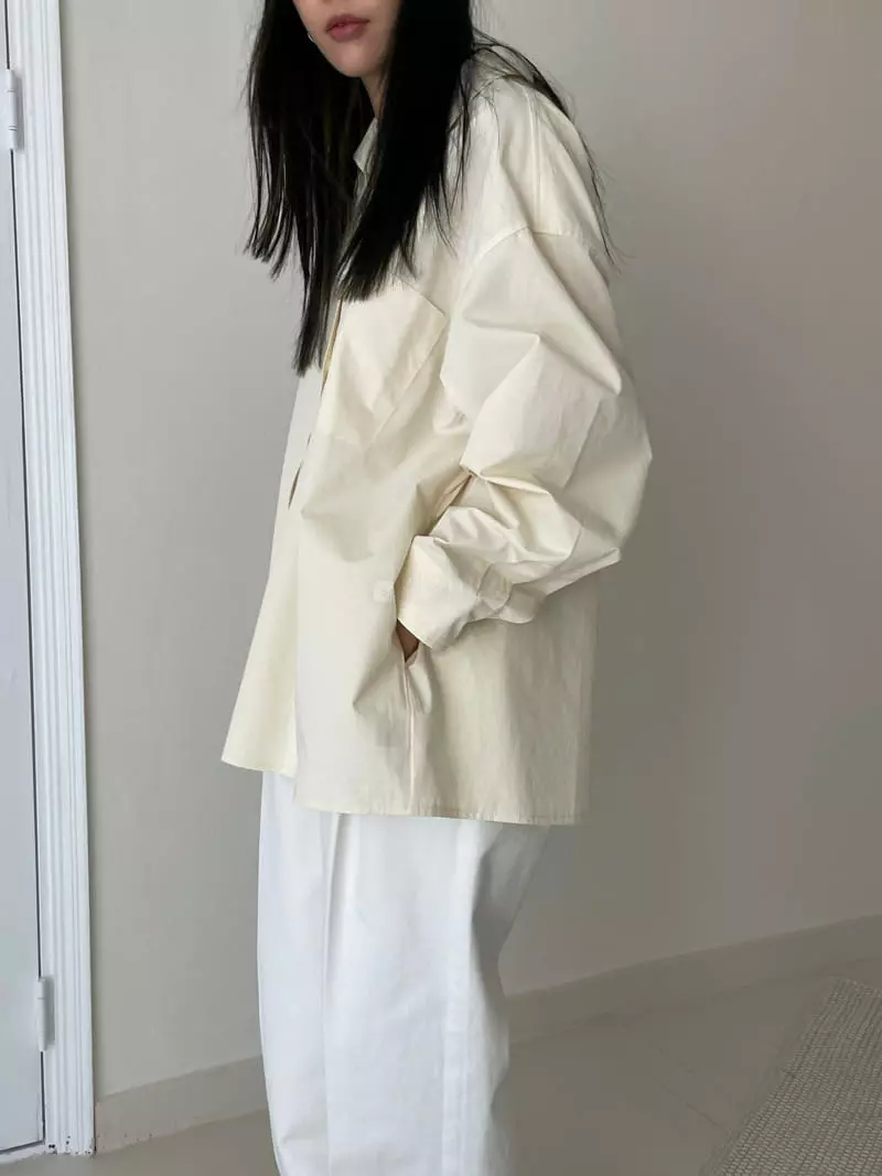 Kare - Korean Women Fashion - #womensfashion - Boxy Open Shirt - 3