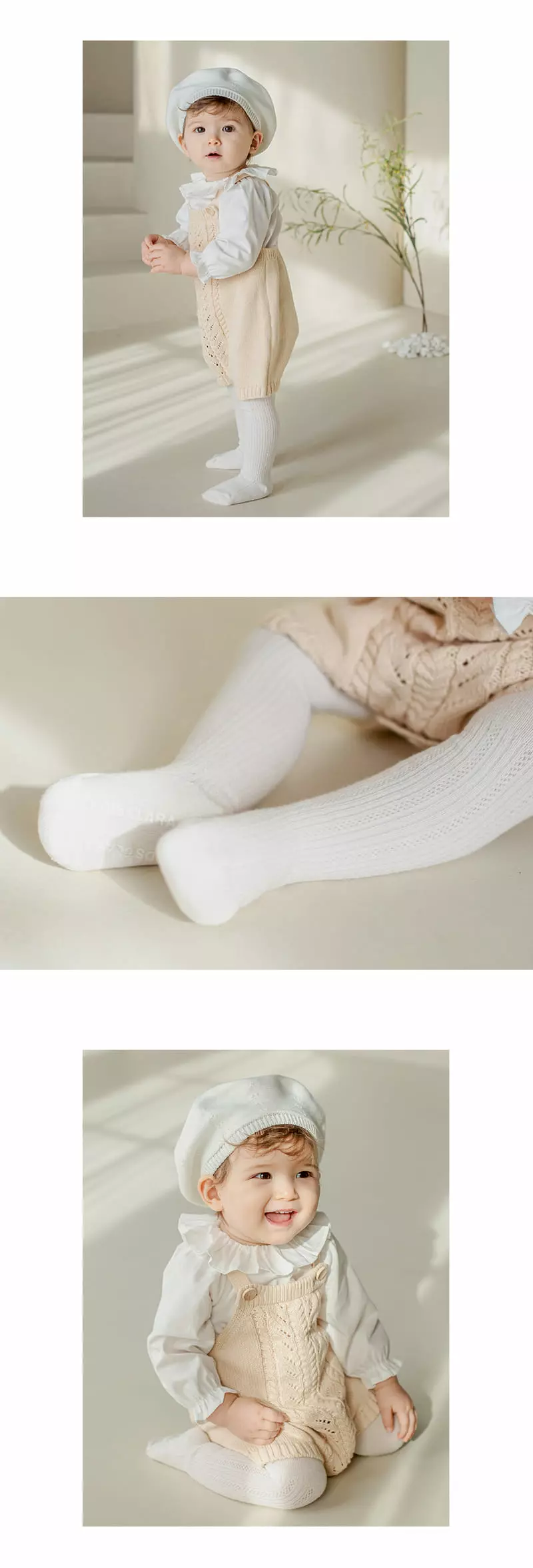 Kids Clara - Korean Baby Fashion - #babyfever - Eila Baby Tights [set of 5] - 3