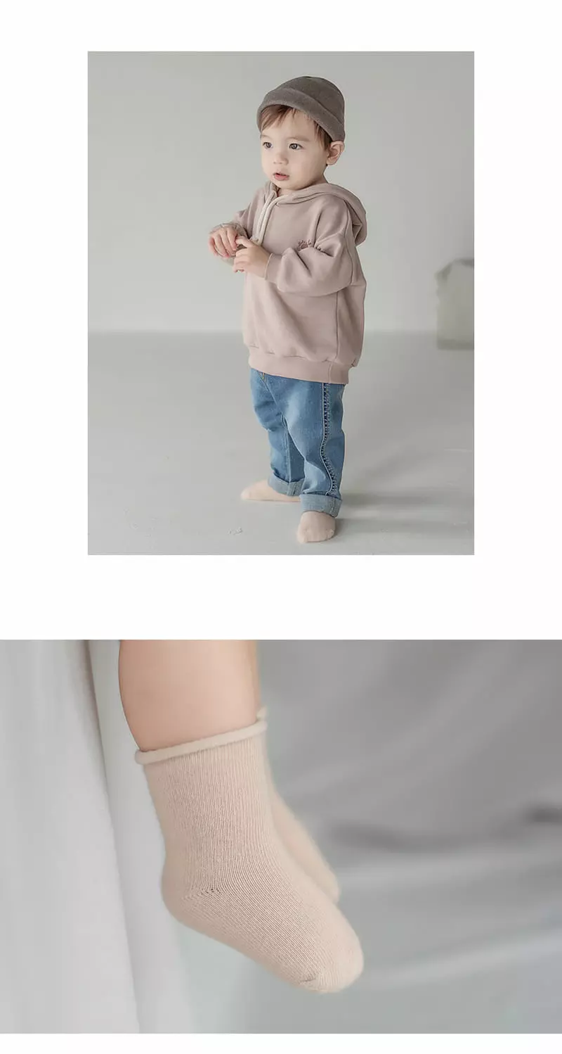 Kids Clara - Korean Baby Fashion - #babylifestyle - Joy Rolling Baby Socks [set of 5] - 9