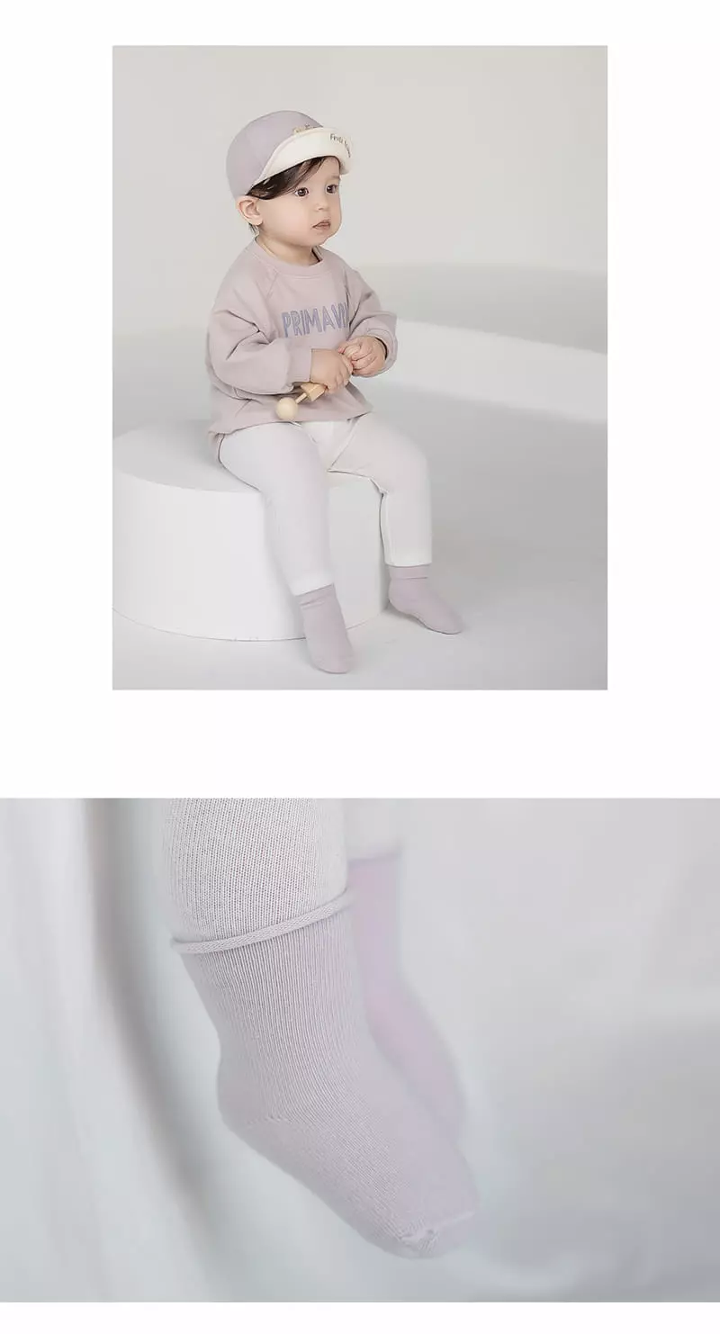 Kids Clara - Korean Baby Fashion - #babyootd - Joy Rolling Baby Socks [set of 5] - 11