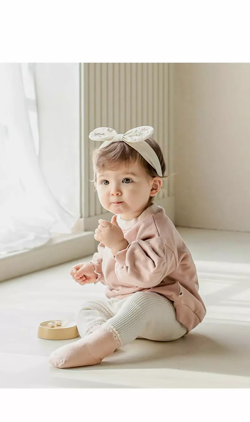 Kids Clara - Korean Baby Fashion - #onlinebabyboutique - Lauren Flower Baby Socks [set of 5]