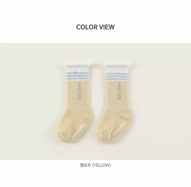 Kids Clara - Korean Baby Fashion - #onlinebabyshop - Abin Rolling Baby Knee Socks [set of 5] - 6