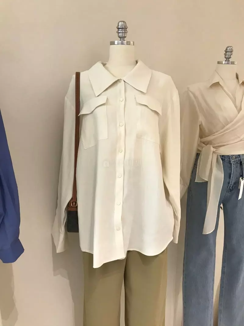 Knaite - Korean Women Fashion - #restrostyle - Mute Blouse - 3
