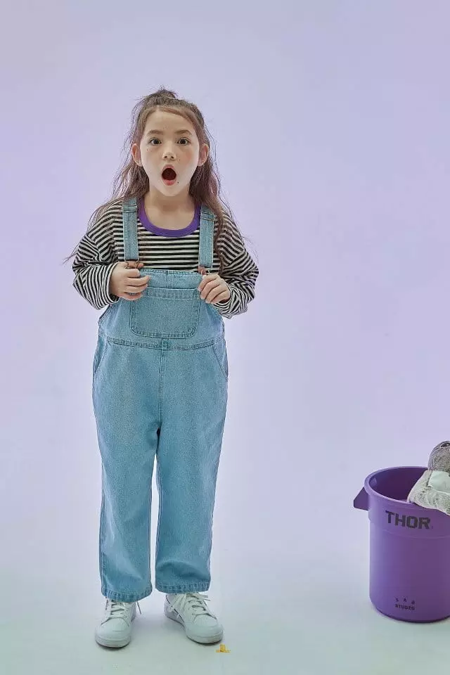Kokoyarn - Korean Children Fashion - #Kfashion4kids - Jade Denim Overalls 