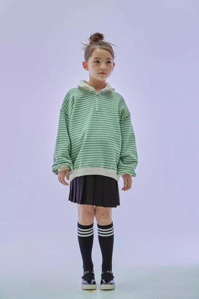 Kokoyarn - Korean Children Fashion - #childofig - Stripes Sander Zip-up