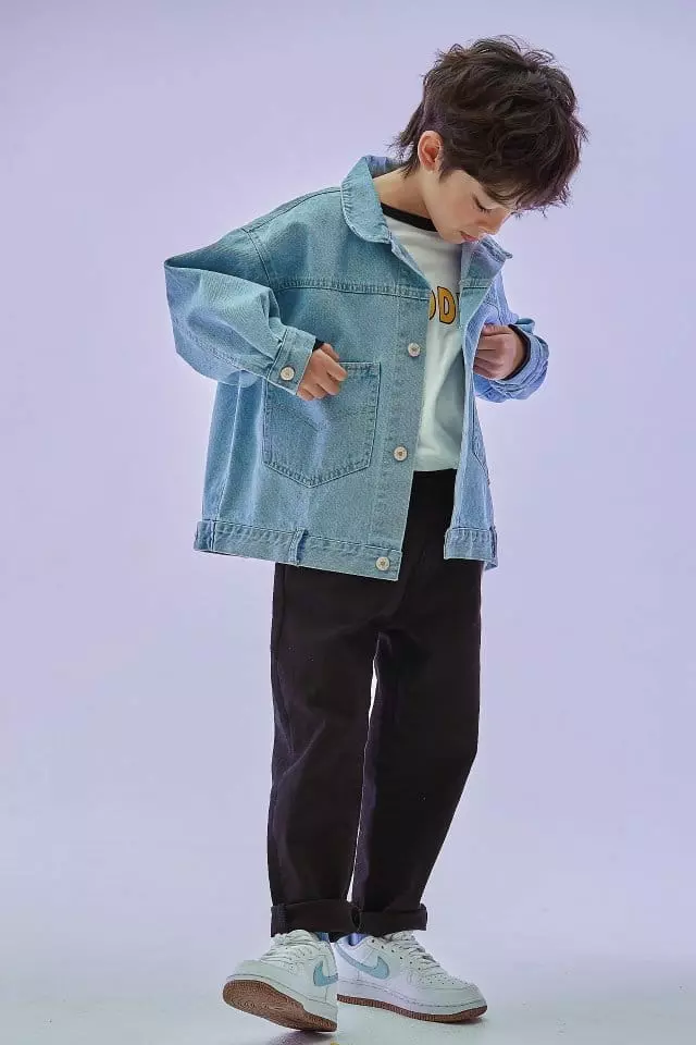 Kokoyarn - Korean Children Fashion - #childofig - Spring Denim Jacket - 8
