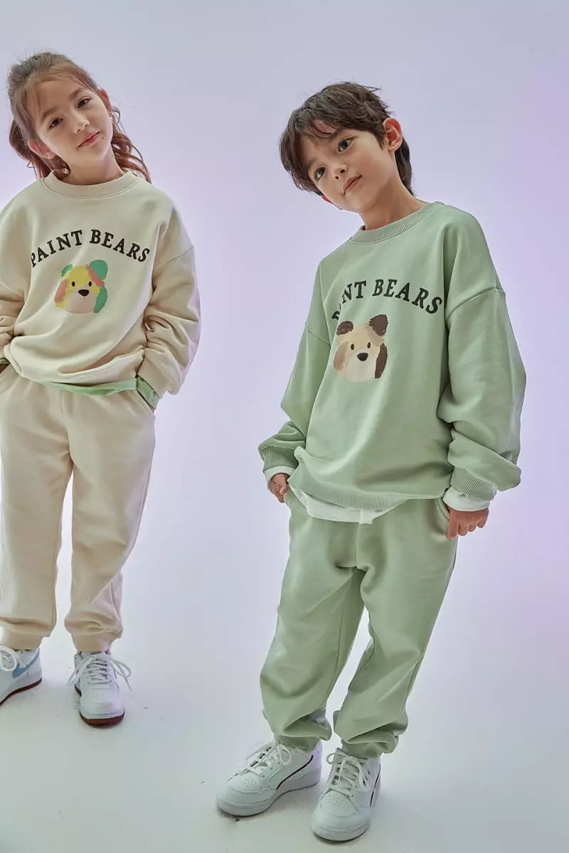 Kokoyarn - Korean Children Fashion - #childrensboutique - Bear Top Bottom Set - 9