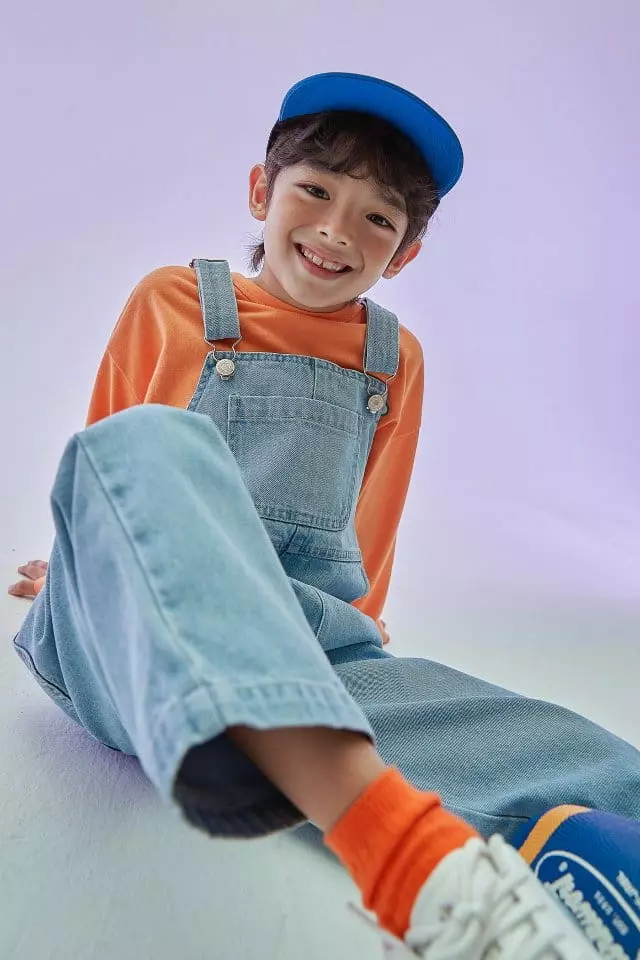 Kokoyarn - Korean Children Fashion - #childrensboutique - Jade Denim Overalls  - 10