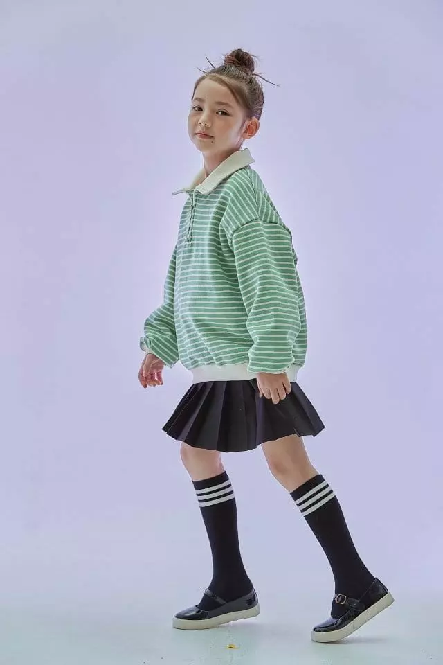 Kokoyarn - Korean Children Fashion - #designkidswear - Stripes Sander Zip-up - 3