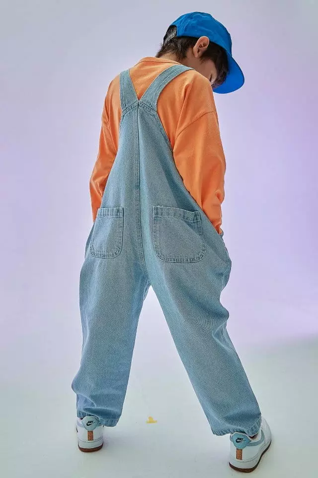 Kokoyarn - Korean Children Fashion - #designkidswear - Jade Denim Overalls  - 11